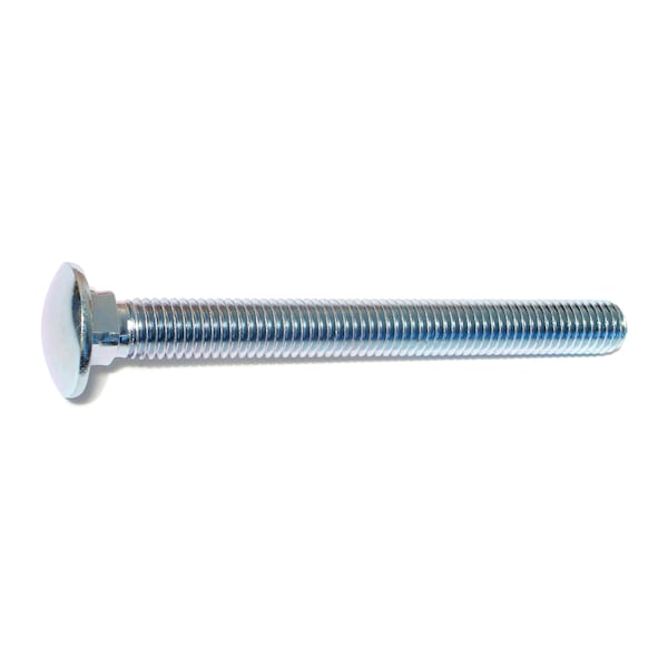 Midwest Fastener 1/2"-13 x 5" Zinc Plated Grade 2 / A307 Steel Coarse Thread Carriage Bolts 25PK 01147 - main